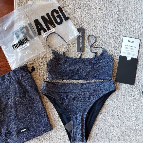 triangl sparkle bikini